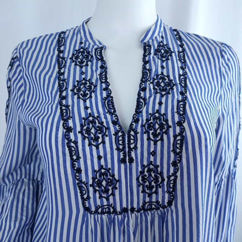 LOFT Boho Embroidered Top - Picture 3 of 8